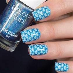 99 Nebulas Blue, Stamping Neglelak, Colour Alike (u)